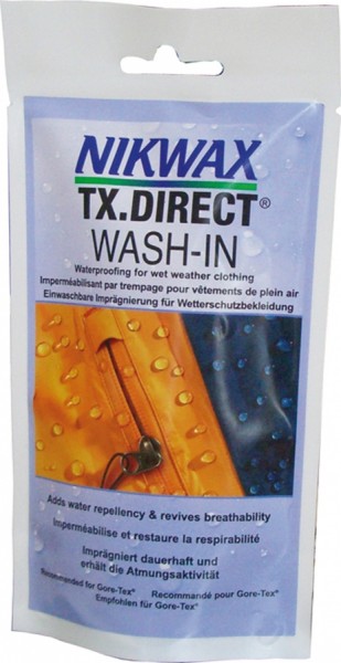 Nikwax Tx. direct Wash-in Einwaschbare Imprägnierung für Funktions- und Wetterschutzbekleidung 100ml