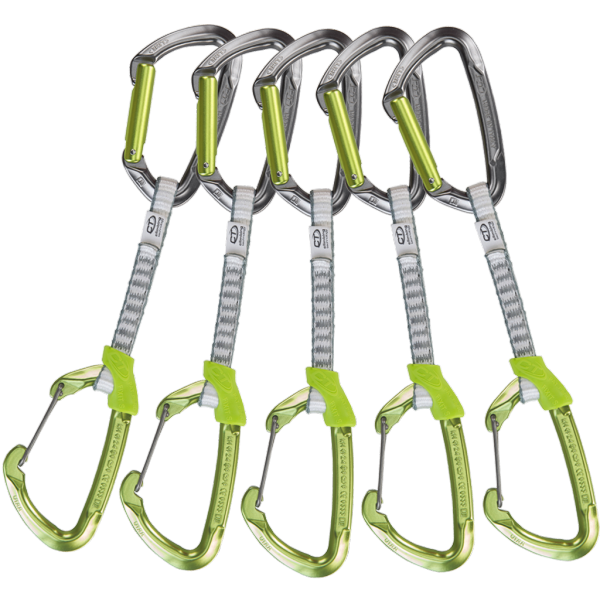 Climbing Technology Lime Mix DY 12 cm 5er Set grau/grün