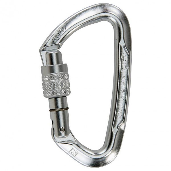 Climbing Technology Lime Karabiner silber
